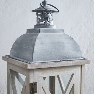 Подсвечник фонарь Розелли 41*16 см белый Koopman (Купман) фото 2