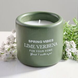 Ароматическая свеча в стакане Relaxation - Лайм и Вербена 8 см Koopman фото 4