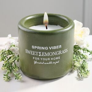 Ароматическая свеча в стакане Relaxation - Лемонграсс 8 см