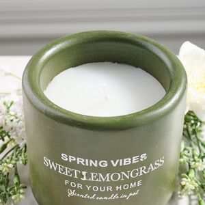 Ароматическая свеча в стакане Relaxation - Лемонграсс 8 см Koopman (Купман) фото 2