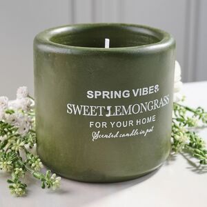 Ароматическая свеча в стакане Relaxation - Лемонграсс 8 см Koopman (Купман) фото 3