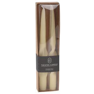 Свечи витые De Mala 23 см, 2 шт, белые Koopman фото 3