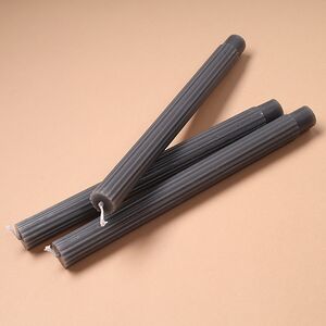 Высокие свечи Жоффруа 25 см, 3 шт, темно-серые Koopman (Купман) фото 3