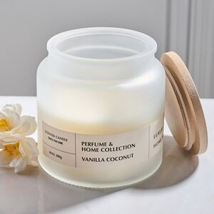 Ароматическая свеча в стакане Shelby: Ваниль и Кокос 10 см Koopman фото 2