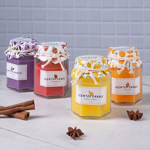 Набор ароматических свечей Бабушкино Варенье 8*5 см, 4 шт Koopman фото 4