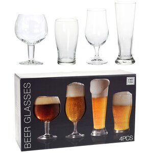 Набор стеклянных бокалов для пива Маллингар, 4 шт Koopman фото 1