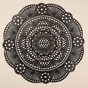 Сервировочная салфетка Жозефин 35 см черная Koopman фото 3