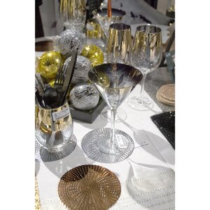 Набор подставок под кружки и стаканы Дэйзи 13 см шампань, 4 шт Koopman фото 3