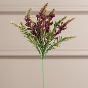 Декоративная веточка Бургундский Вереск 17 см Swerox фото 2