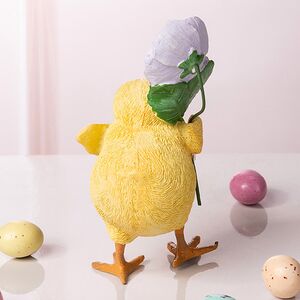 Декоративная фигурка Цыпленок Хьюго с цветком 11 см Goodwill (Гудвилл) фото 5