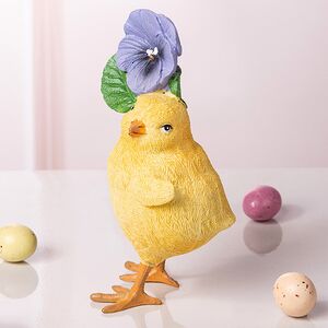 Декоративная фигурка Цыпленок Фрэнки с цветком 11 см Goodwill (Гудвилл) фото 5