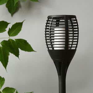 Садовый фонарь Solar Barro 3 в 1 на солнечной батарее 78*12 см, эффект живого пламени, IP44 Koopman (Купман) фото 8