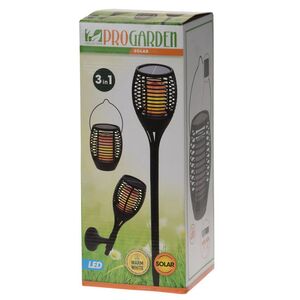 Садовый фонарь Solar Barro 3 в 1 на солнечной батарее 78*12 см, эффект живого пламени, IP44 Koopman (Купман) фото 9