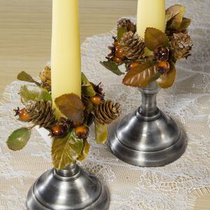 Венок для свечи Осенние Ягоды 9 см (Swerox, Швеция). Артикул: E243-BR