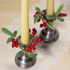 Венок для свечи Ягодный Блюз 8 см (Swerox, Швеция). Артикул: E257-R