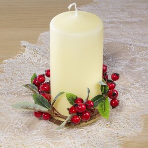 Венок для свечи Ягодный Блюз 12 см (Swerox, Швеция). Артикул: E258-R