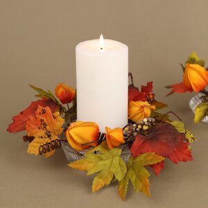 Венок для свечи Осень в Нью-Йорке 18 см Swerox фото 5