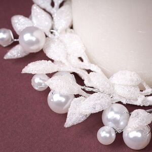 Венок для свечи Снежная Дымка 12 см Swerox (Сверокс) фото 3