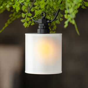 Гирлянда из лампочек Shafty Party Lights 5 м, 10 ламп, теплые белые LED, черный ПВХ, соединяемая, IP44 Winter Deco фото 2