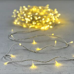 Светодиодная гирлянда 24V Premium Led 200 теплых белых LED ламп 20 м, прозрачный СИЛИКОН, соединяемая, контроллер, IP54 BEAUTY LED фото 2