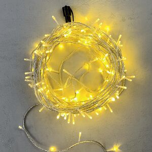 Светодиодная гирлянда 24V Premium Led 200 теплых белых LED ламп 20 м, прозрачный СИЛИКОН, соединяемая, контроллер, IP54 BEAUTY LED фото 3