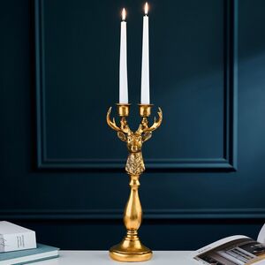 Канделябр на 2 свечи Breath of Fire - Stile Barocco 38 см Goodwill (Гудвилл) фото 3