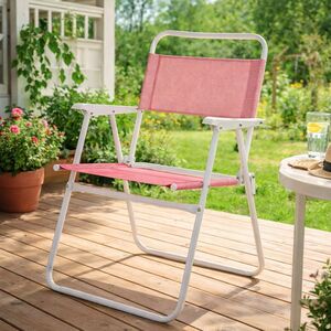 Пляжный стул Del Mar 79*54*50 см розовый