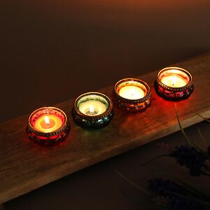 Набор стеклянных подсвечников Susanna 4 см, 4 шт Goodwill фото 2