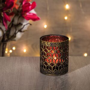 Стеклянный подсвечник стакан Арландо 7 см (Goodwill, Бельгия). Артикул: FI10128