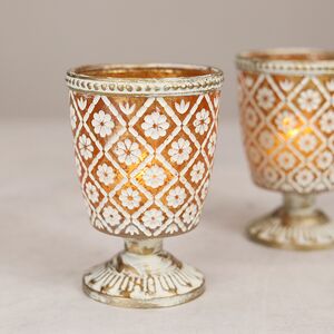 Стеклянный подсвечник стакан Атилио 11 см Goodwill фото 4