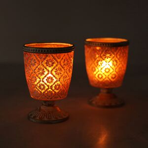 Стеклянный подсвечник стакан Атилио 11 см Goodwill фото 3