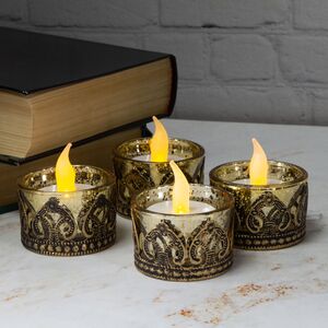 Набор стеклянных подсвечников Dardanella 4 см 4 шт (Goodwill, Бельгия ). Артикул: FI10214