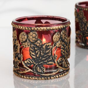 Стеклянный подсвечник Dinafeola Fiore 6 см