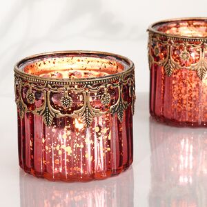 Стеклянный подсвечник стакан Arte e Fiamma - Opera di Luce 8 см