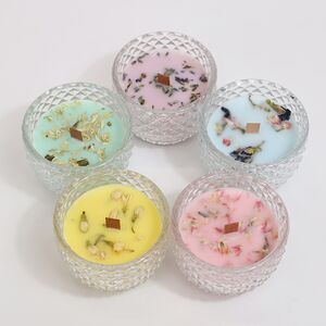 Ароматическая свеча Флора: Имбирь и Тёплая Ваниль 12 см, 20 часов горения EDG (ЭДГ) фото 9