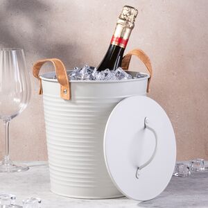 Ведро для льда Кампала 21*20 см бежевое