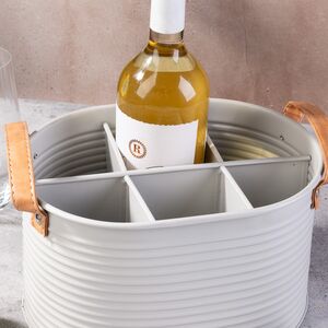 Подставка для вина Кампала на 6 бутылок 25*18*14 см бежевая Koopman фото 4