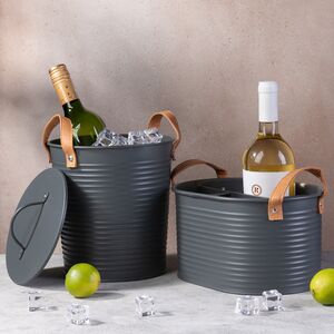 Ведро для льда Кампала 21*20 см черное Koopman фото 3