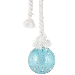 Декоративный подвесной светильник Шар Роверто 10 см, 10 теплых белых LED ламп, на батарейках (Peha, Нидерланды). Артикул: GF-22275