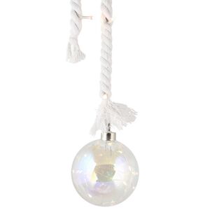 Декоративный подвесной светильник Шар Беллуно 10 см, 10 теплых белых LED ламп, на батарейках (Peha, Нидерланды). Артикул: GF-22290