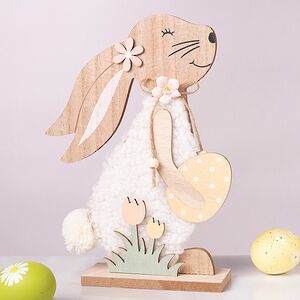 Декоративная фигурка Кролик Глория с Яичком 25 см (Koopman, Нидерланды). Артикул: GR8000530-1