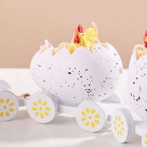 Декоративная фигурка Пасхальный Поезд Чудес 19 см белая Koopman (Купман) фото 3