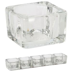 Набор стеклянных подсвечников Sauber 3 см, 5 шт Koopman (Купман) фото 4