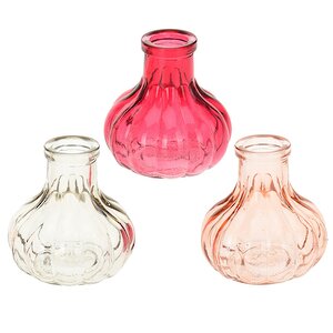 Набор декоративных ваз Галлия 7 см, 3 шт, стекло Koopman фото 2