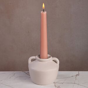 Керамический подсвечник Тобизина 8 см кремовый (Koopman, Нидерланды). Артикул: HZ1960170-1