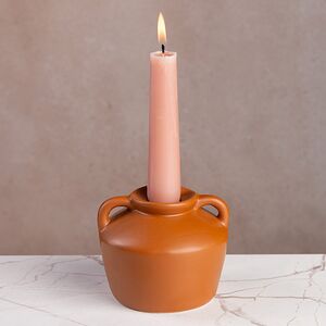 Керамический подсвечник Тобизина 8 см терракотовый (Koopman, Нидерланды). Артикул: HZ1960170-2