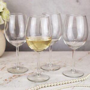 Набор бокалов для белого вина Кристалл 20 см, 4 шт, 430 мл Koopman фото 3
