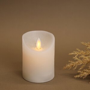 Набор восковых светодиодных свечей с имитацией пламени Magic Flame 11-15 см, 3 шт, с пультом, белые, на батарейках Peha фото 3