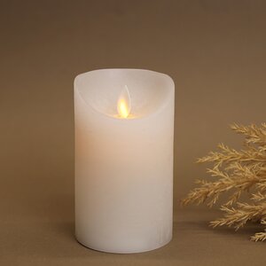 Набор восковых светодиодных свечей с имитацией пламени Magic Flame 11-15 см, 3 шт, с пультом, белые, на батарейках Peha фото 4