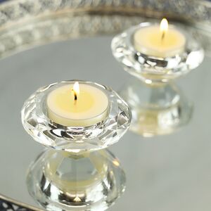 Стеклянный подсвечник Бриллиант - Кэролайн 7 см (Kaemingk, Нидерланды). Артикул: 645168-1